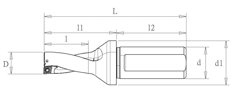 Indexable Rapid Drill WDX-4D