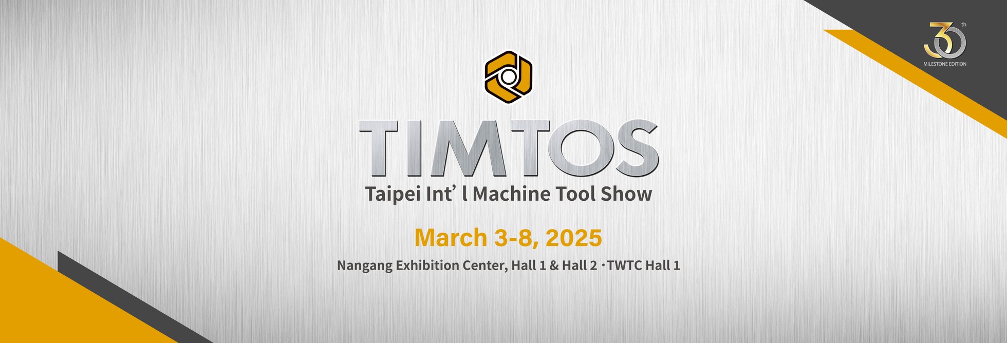 TIMTOS Taipei Int' I Machine Tool Show